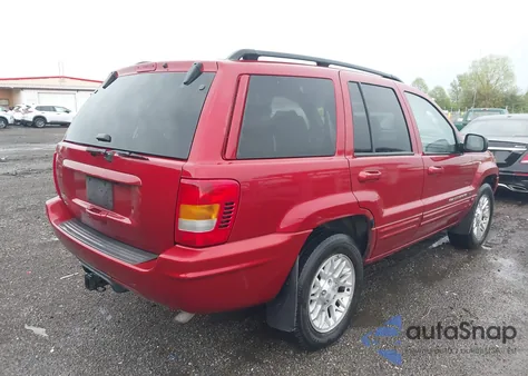 2002 Jeep Grand Cherokee Limited from USA, damaged, VIN 1J4GW58S82C142561